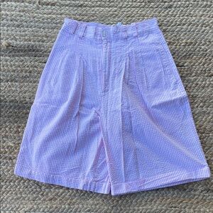 Westbound Lavender Checkered Women's Shorts